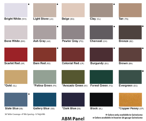 Tin Colors for OBE